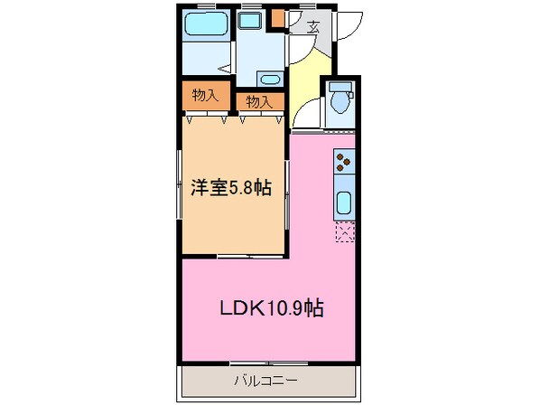 津駅 徒歩30分 1階の物件間取画像